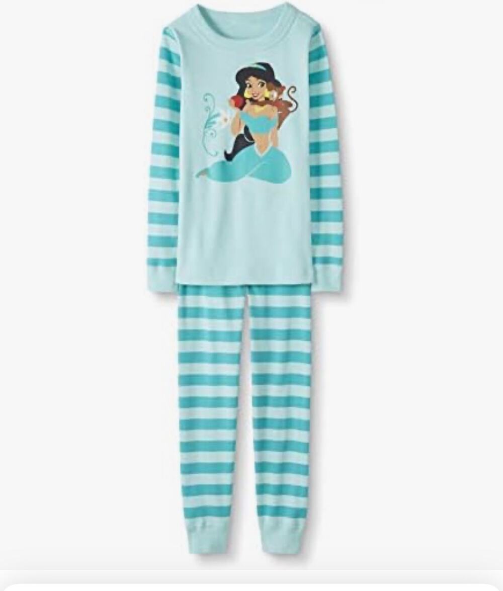 Hanna Andersson Disney Aladdin Organic Cotton Pajamas New
